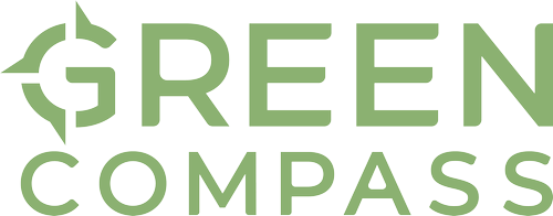 Green Compass logo. Green Compass logo.