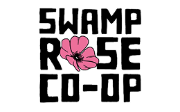 Logo for Swamp Rose Co-op. Logo for Swamp Rose Co-op.