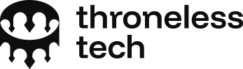 Logo for Throneless Tech Cooperative. Logo for Throneless Tech Cooperative.